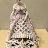 Beautiful Capodimonte Porcelain Lady